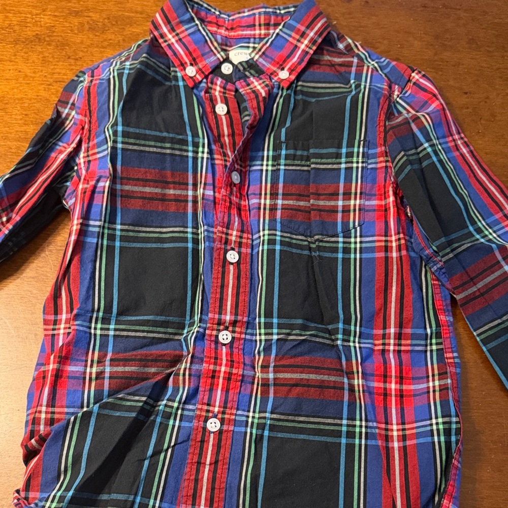 Crewcuts Colorful Plaid Button-Down Shirt